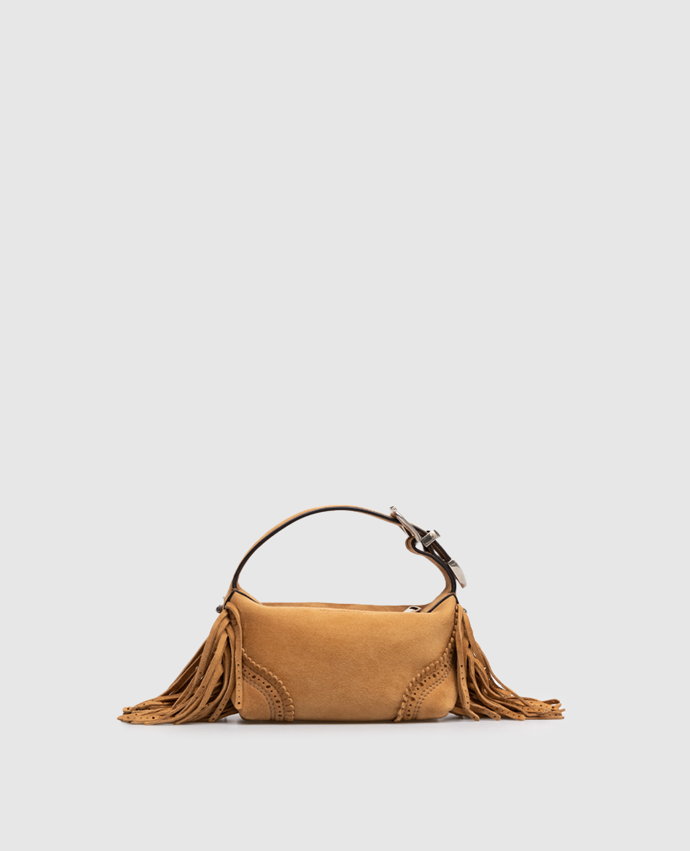 Ermanno Scervino - Коричневая замшевая сумка Candy Duffle с