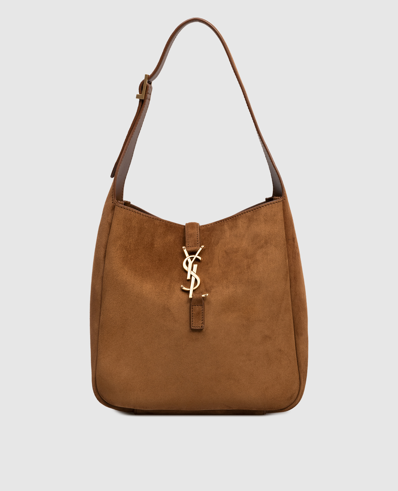 Saint Laurent - Коричневая замшевая сумка LE 5À7 7139381U80W