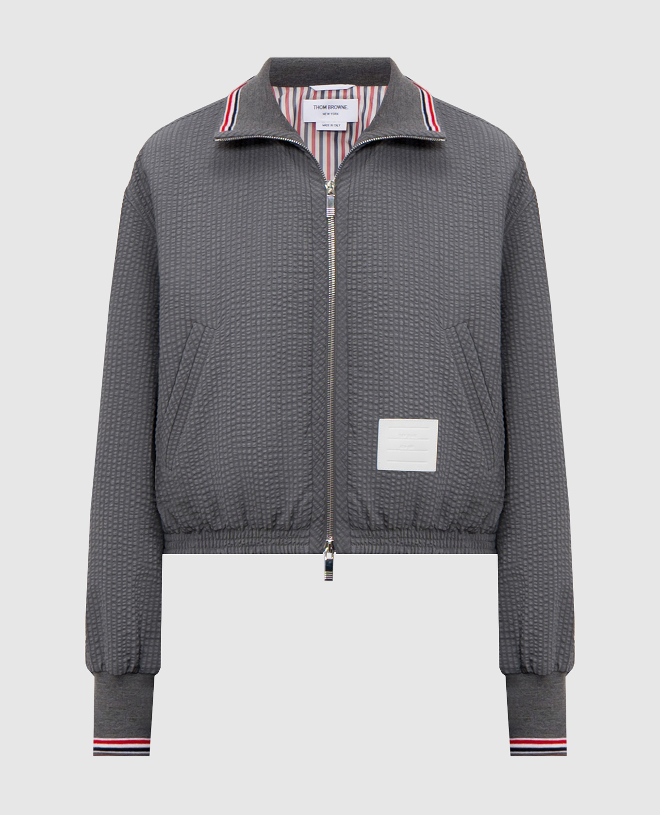 Thom Browne - Серая куртка из шерсти FBC952A06455 купить в Symbol